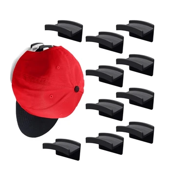 ABHU Клейкие крючки для шляп Для настенного крепления бейсбольных кепок, Прочные Вешалки для шляп, Органайзер для хранения для декора комнаты