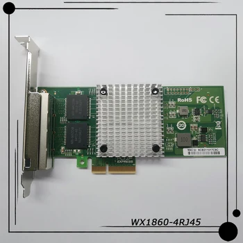 Четырехпортовый серверный адаптер PCIeX4 1G PCI-E X4 Gigabit 4-портовая сетевая карта NIC WX1860-4RJ45